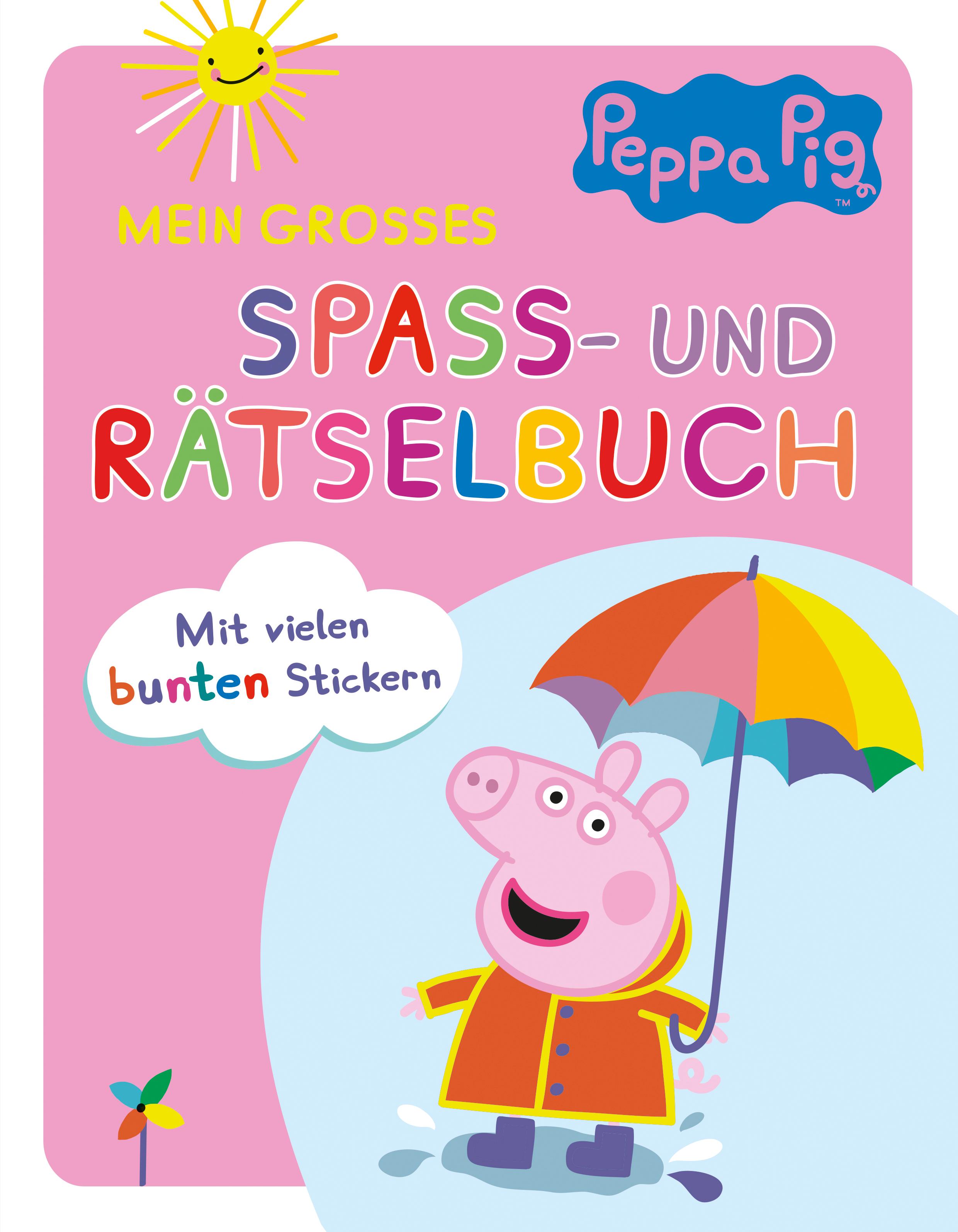 Vorderes Coverbild Peppa Pig . Mein großes Spaß- und Rätselbuch