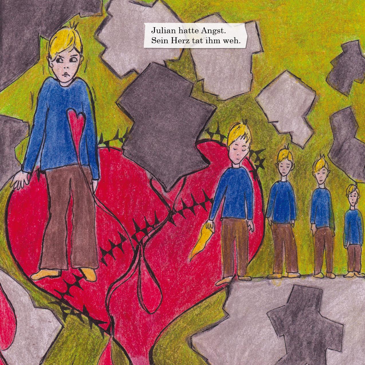 Beispielinhalt (Bild) Julian und die Wutsteine