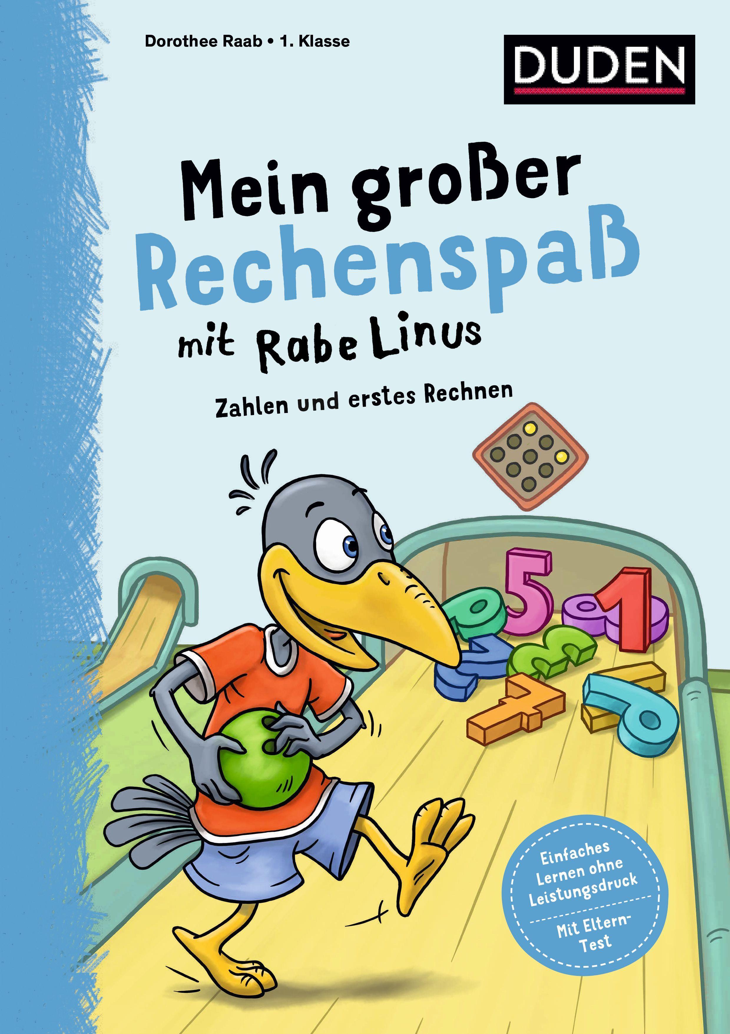 Vorderes Coverbild Mein großer Rechenspaß mit Rabe Linus - 1. Klasse