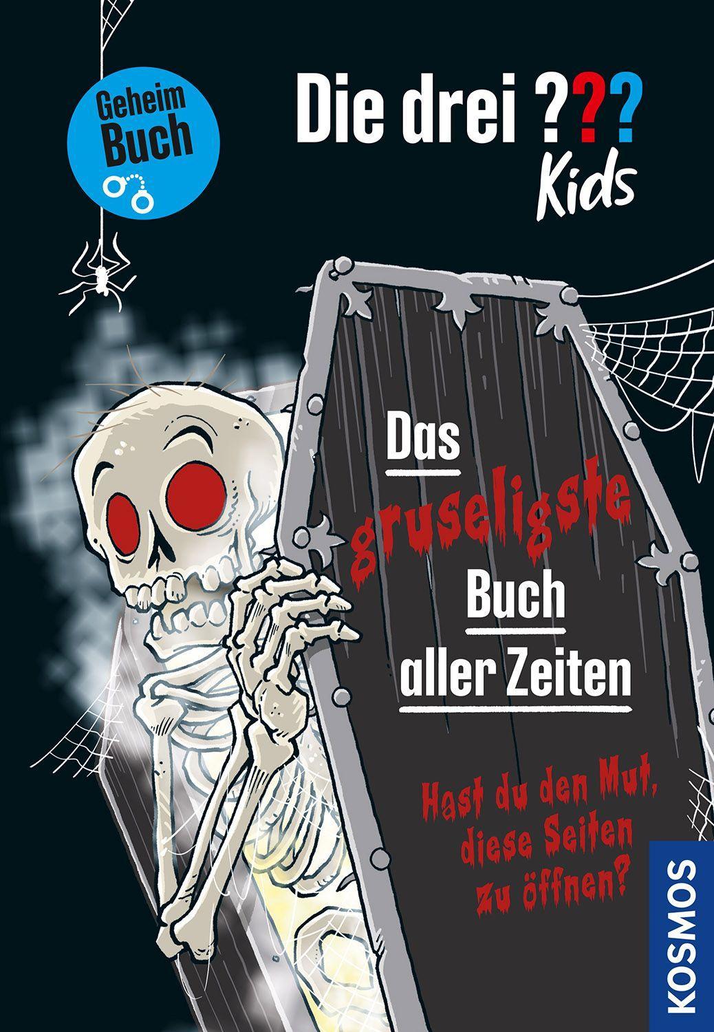 Vorderes Coverbild Die drei ??? Kids, Das gruseligste Buch aller Zeiten