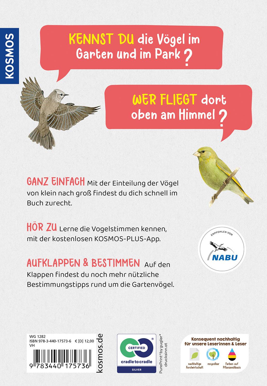 Rückseitencover Welcher Gartenvogel ist das? Kindernaturführer