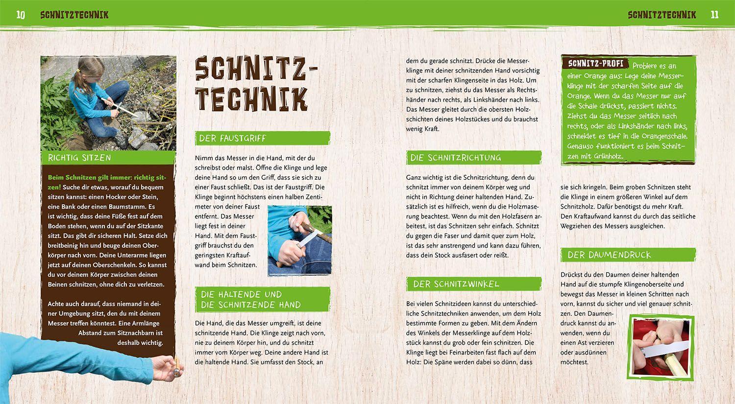 Beispielinhalt (Bild) Meine Schnitzwerkstatt