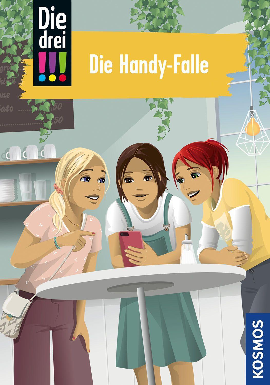 Vorderes Coverbild Die drei !!!, 01, Die Handy-Falle (drei Ausrufezeichen)