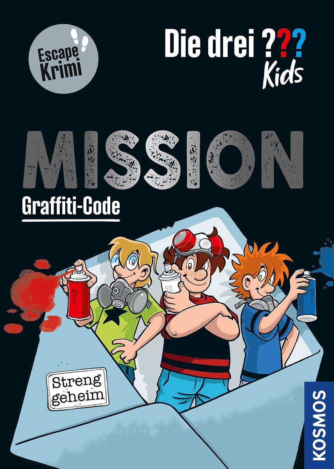 Vorderes Coverbild Die drei ??? Kids, Mission Graffiti-Code