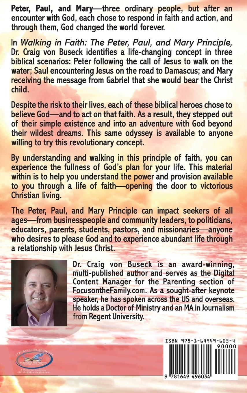 Rückseitencover Walking in Faith