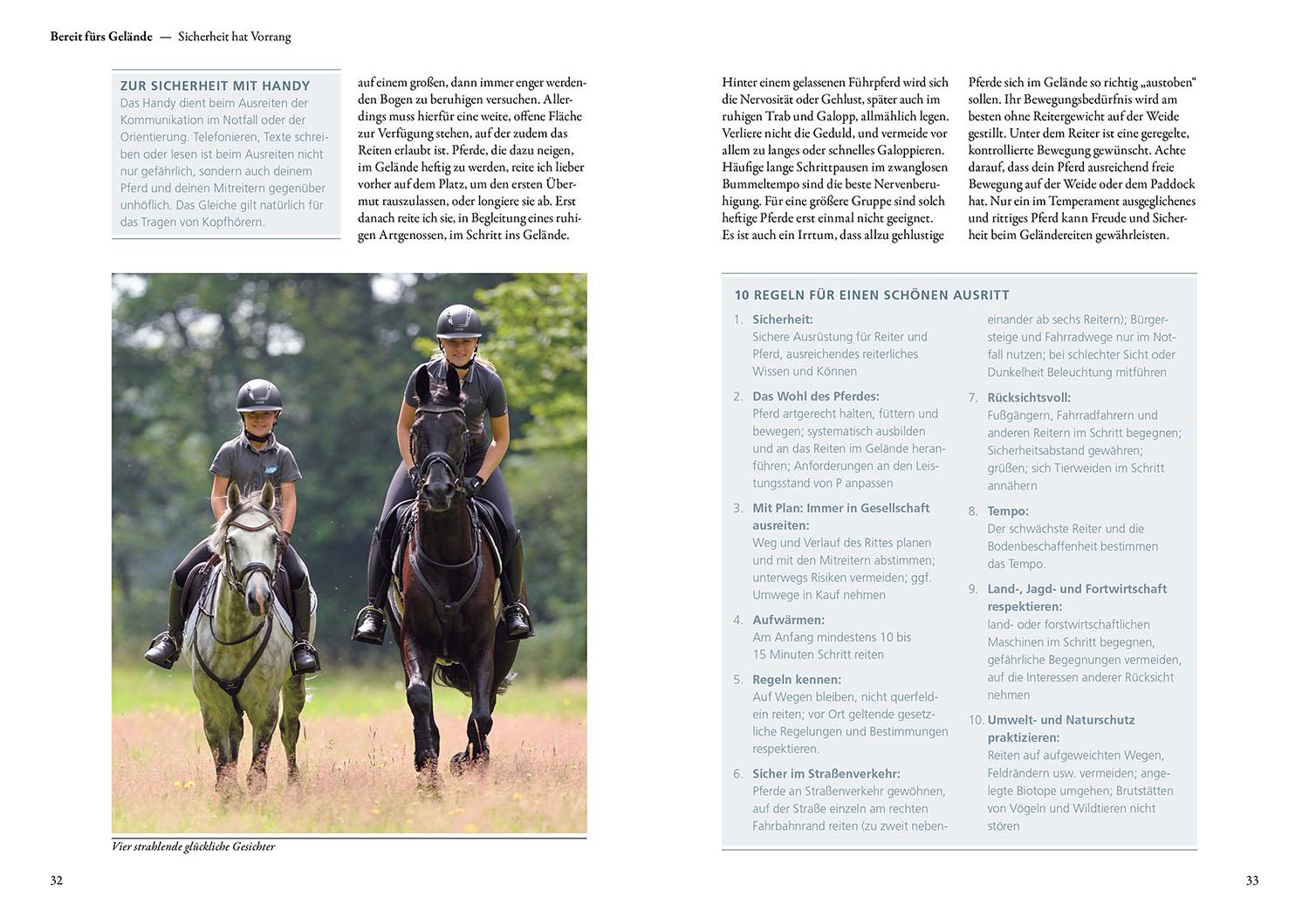 Beispielinhalt (Bild) Reiten im Gelände