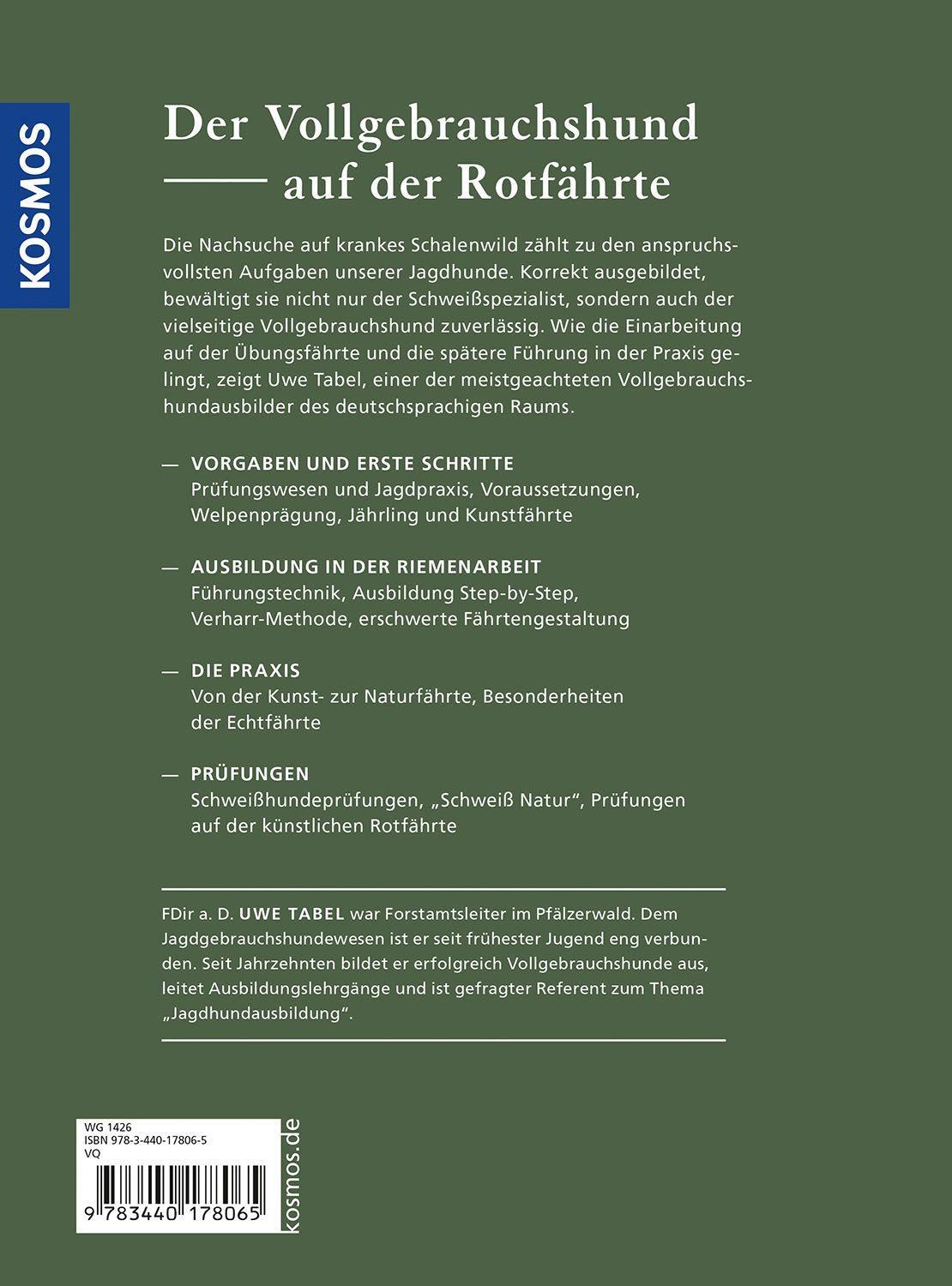 Beispielinhalt (Bild) Auf der Schweißfährte