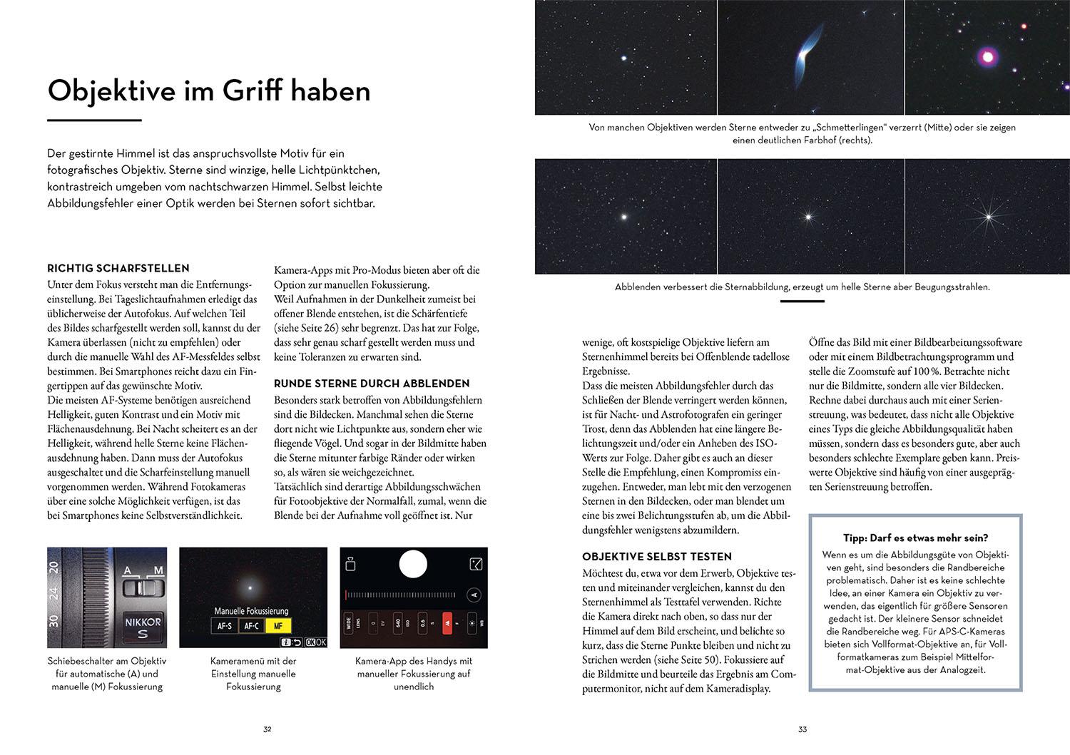 Beispielinhalt (Bild) Astrofotografie ganz einfach