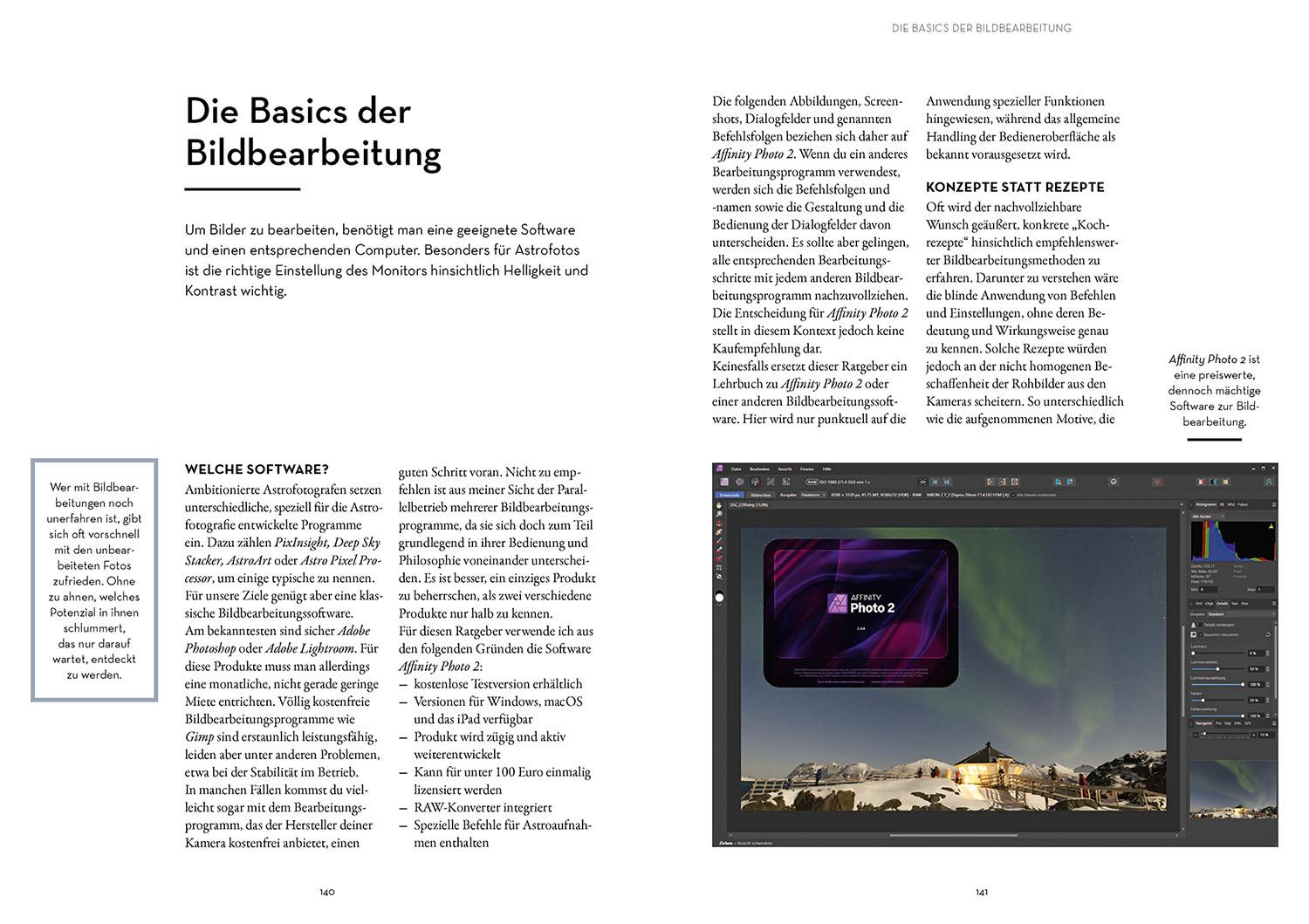 Beispielinhalt (Bild) Astrofotografie ganz einfach