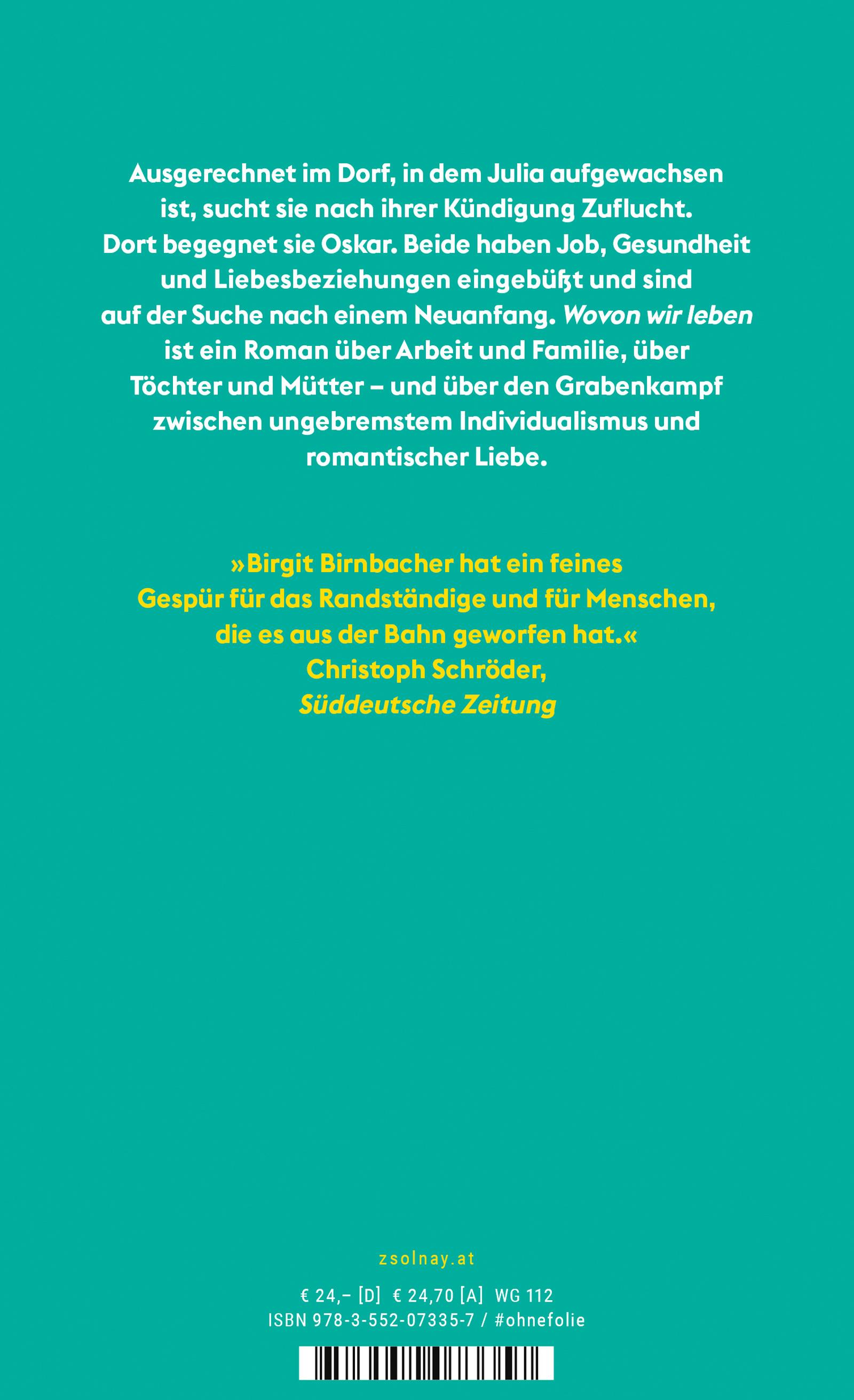 Beispielinhalt (Bild) Wovon wir leben