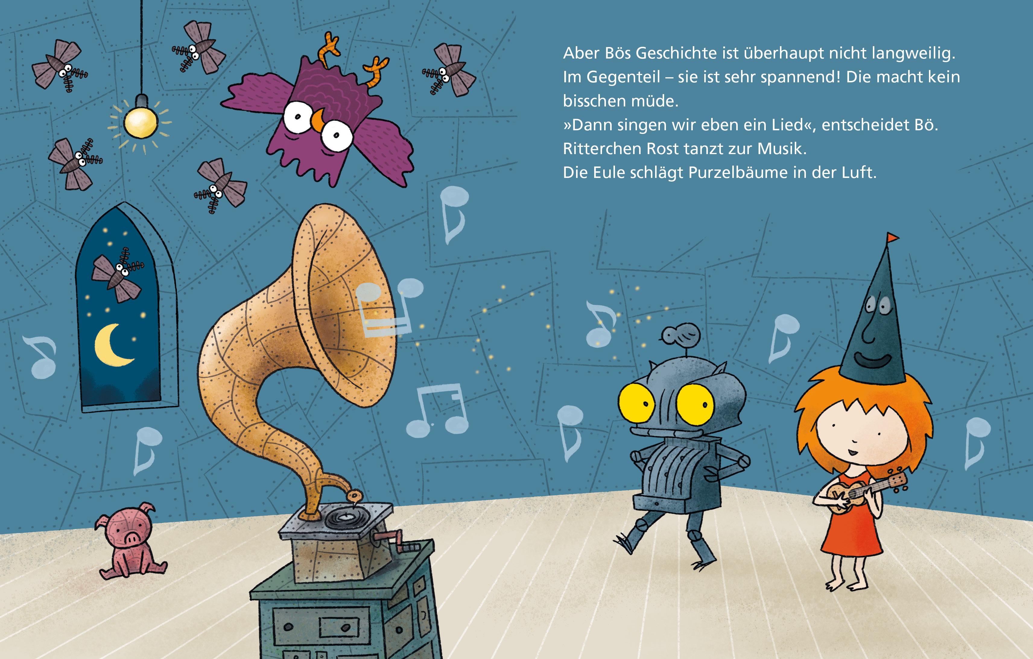 Beispielinhalt (Bild) Ritterchen Rost - Wer wacht in der Nacht? (Ritterchen Rost, Bd. 5)