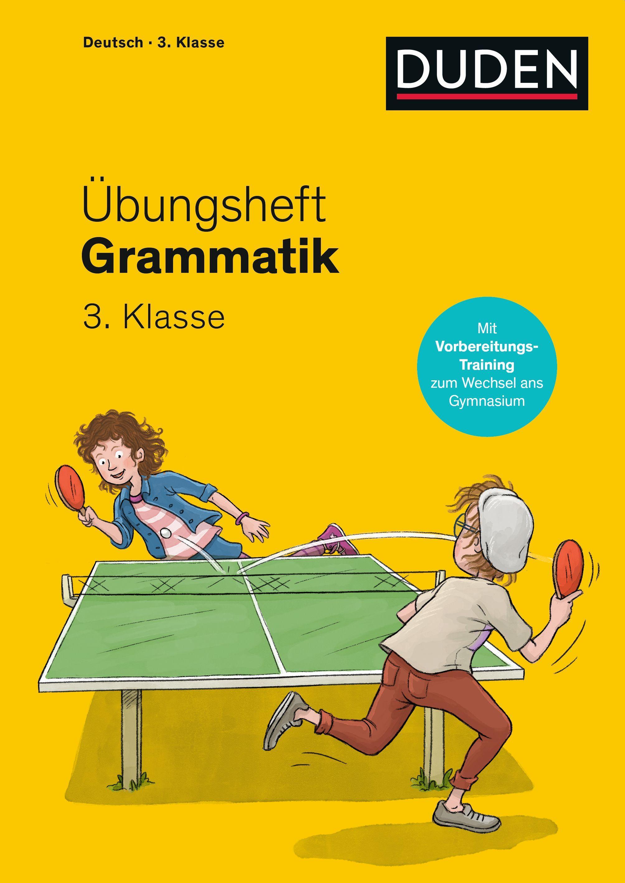 Vorderes Coverbild Übungsheft - Grammatik 3.Klasse