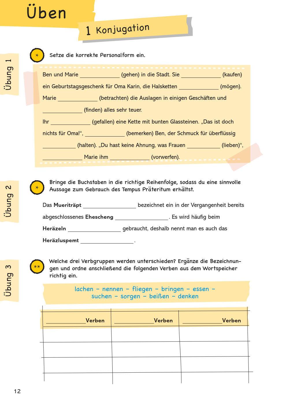 Beispielinhalt (Bild) Wissen - Üben - Testen: Deutsch 7./8. Klasse