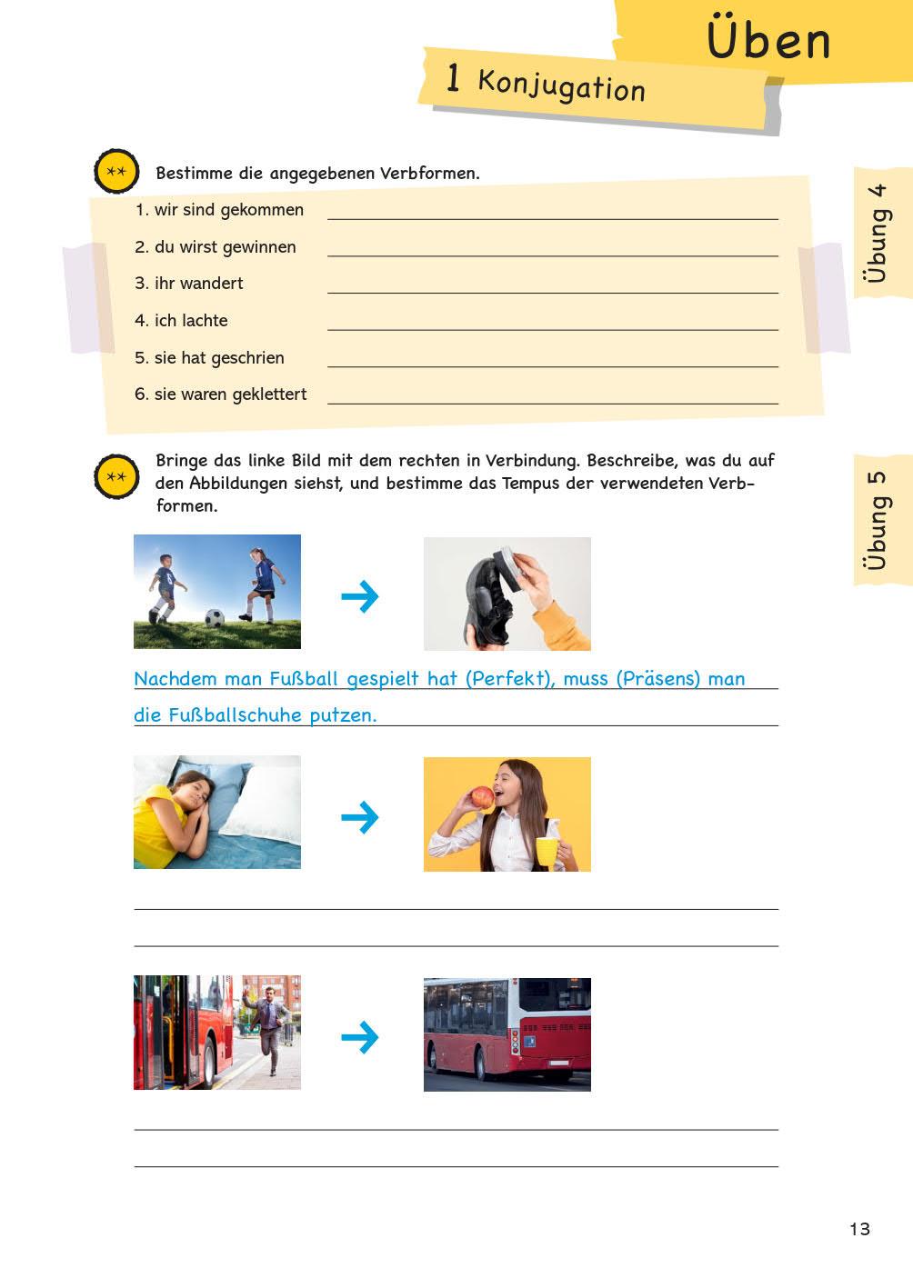 Beispielinhalt (Bild) Wissen - Üben - Testen: Deutsch 7./8. Klasse