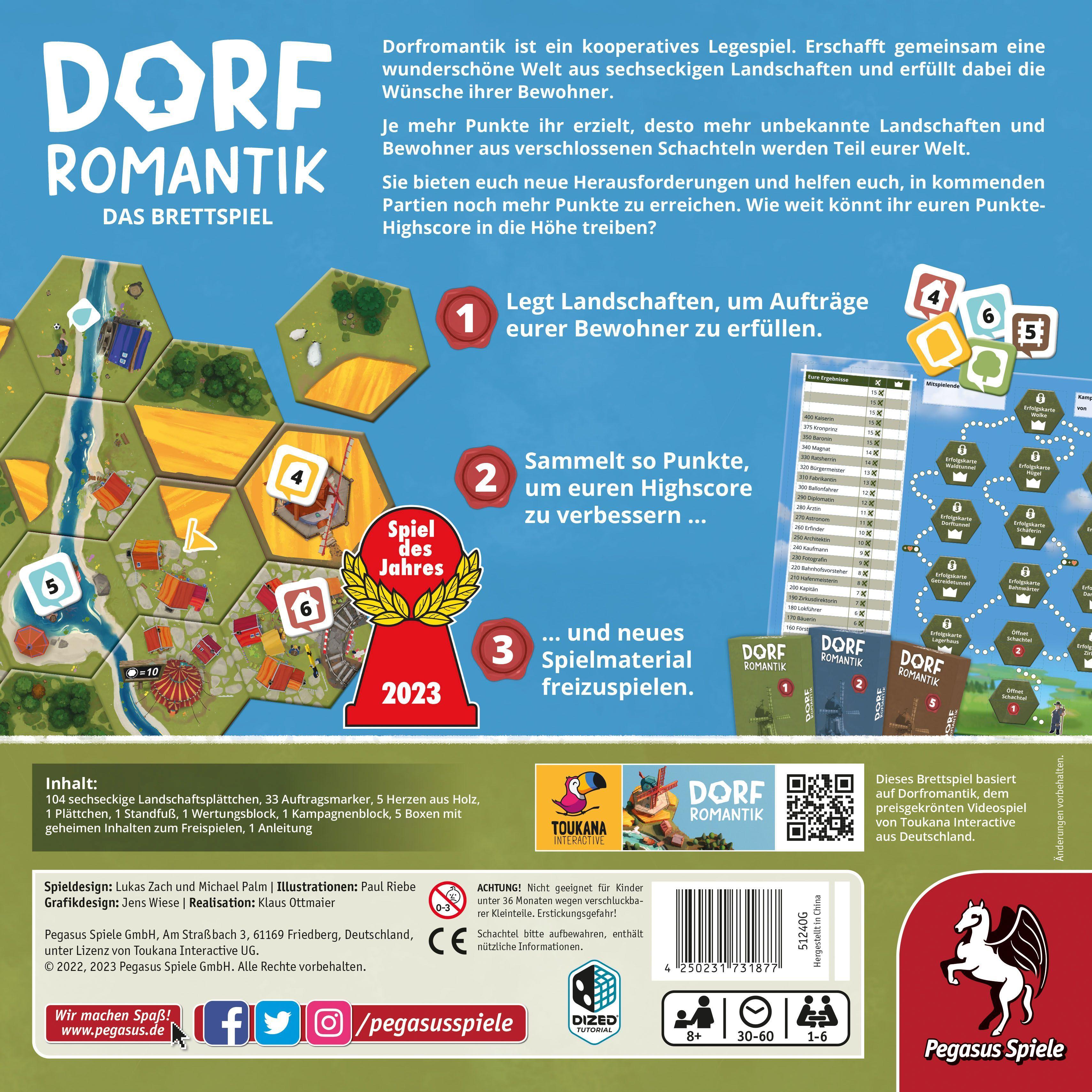 Beispielinhalt (Bild) Dorfromantik - Das Brettspiel *Spiel des Jahres 2023*