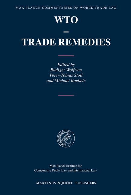 Vorderes Coverbild WTO - Trade Remedies