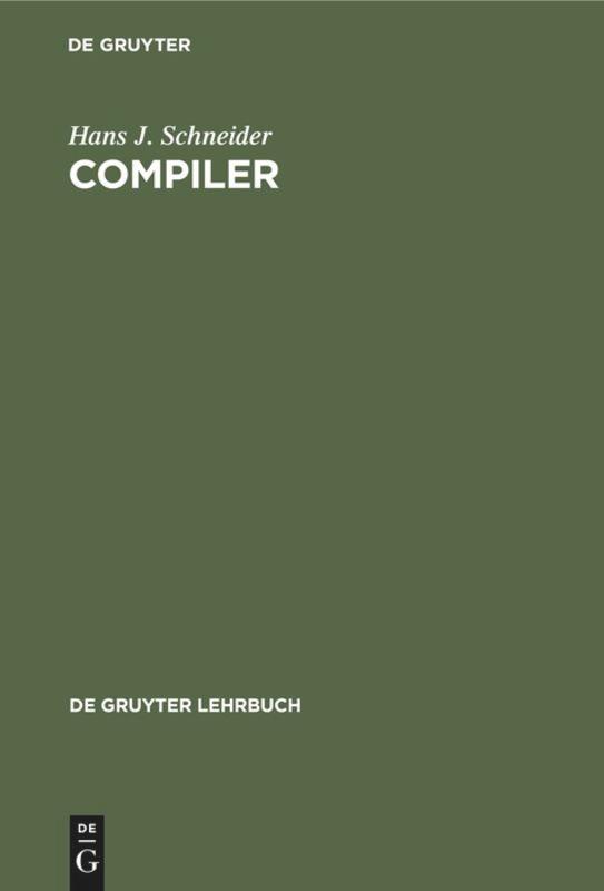 Vorderes Coverbild Compiler