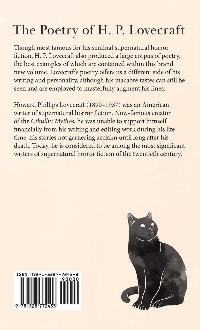 Rückseitencover The Poetry of H. P. Lovecraft