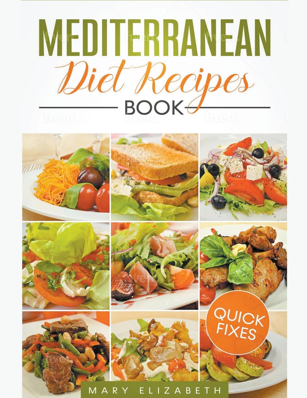 Vorderes Coverbild Mediterranean Diet Recipes Book