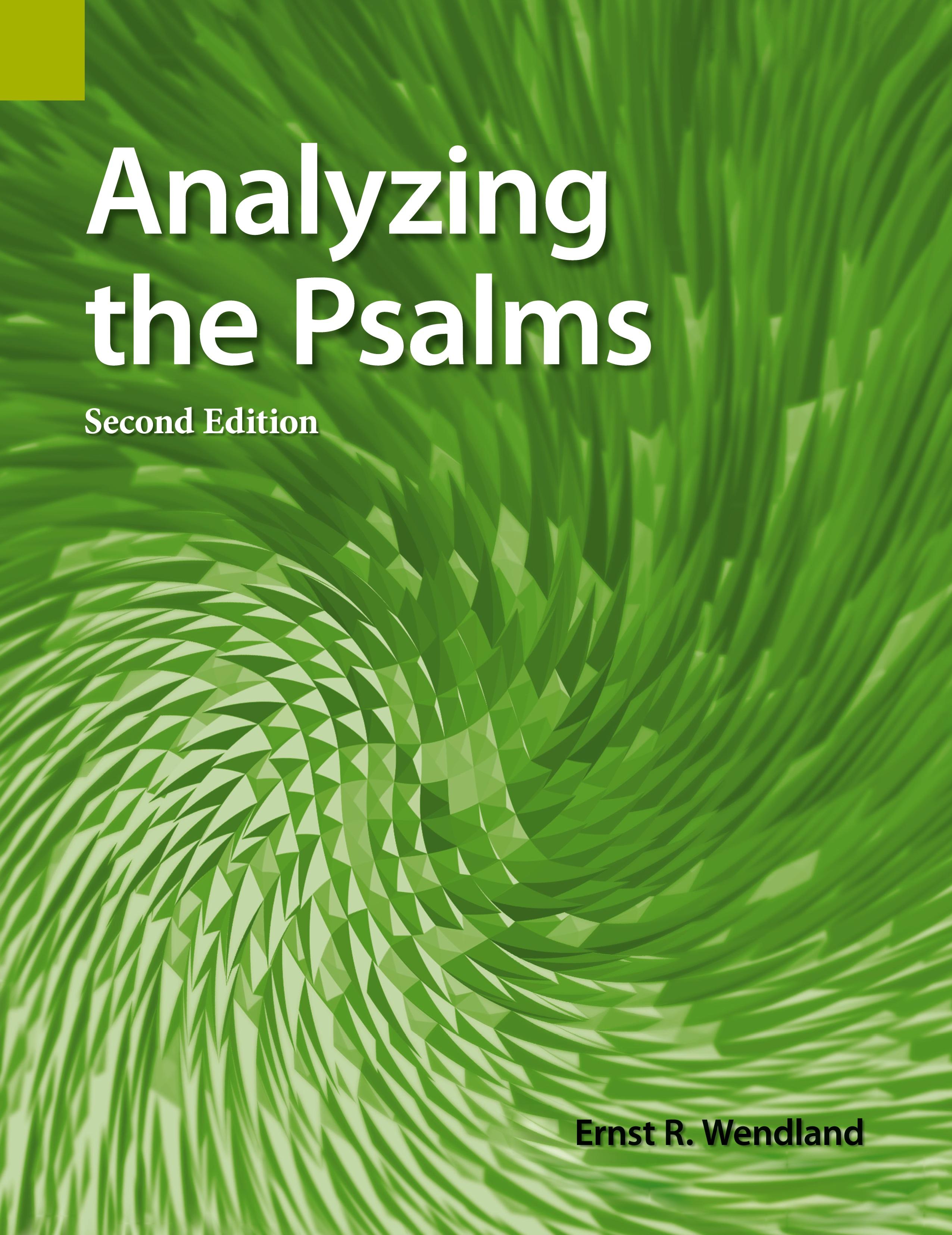 Vorderes Coverbild Analyzing the Psalms, 2nd Edition