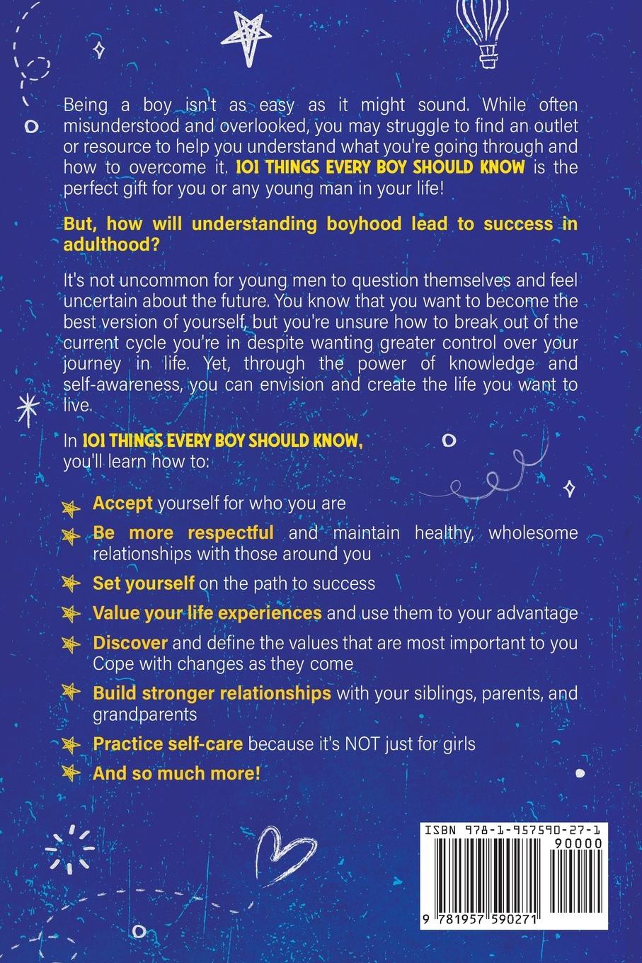 Rückseitencover 101 Things Every Boy Needs To Know