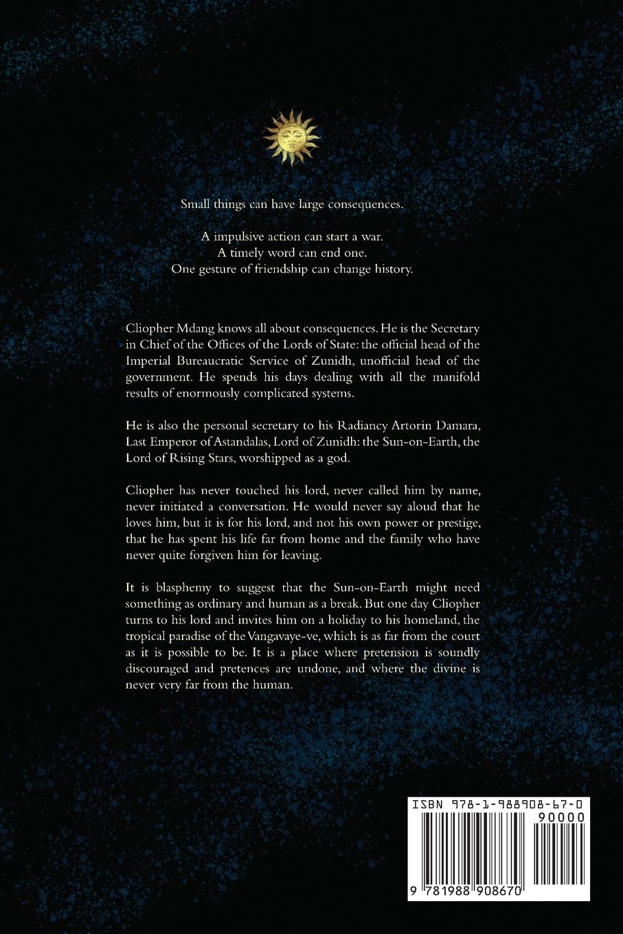 Rückseitencover The Hands of the Emperor