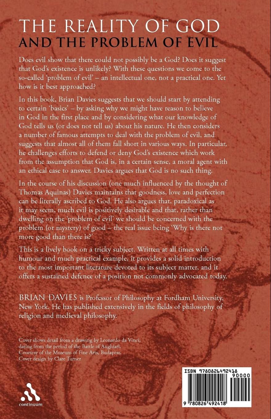 Rückseitencover The Reality of God and the Problem of Evil