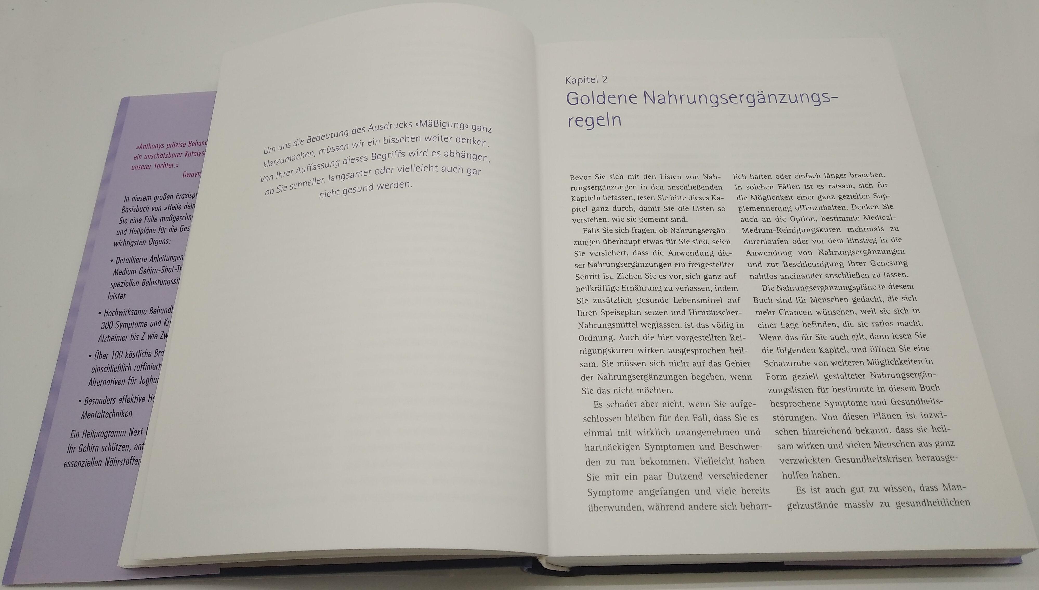 Beispielinhalt (Bild) Heile dein Gehirn - Das Praxisprogramm