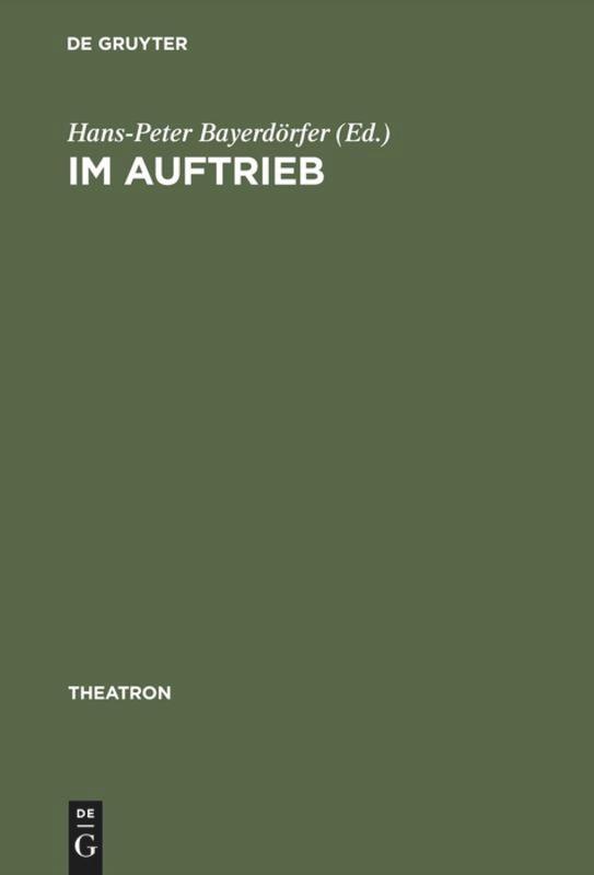 Vorderes Coverbild Im Auftrieb