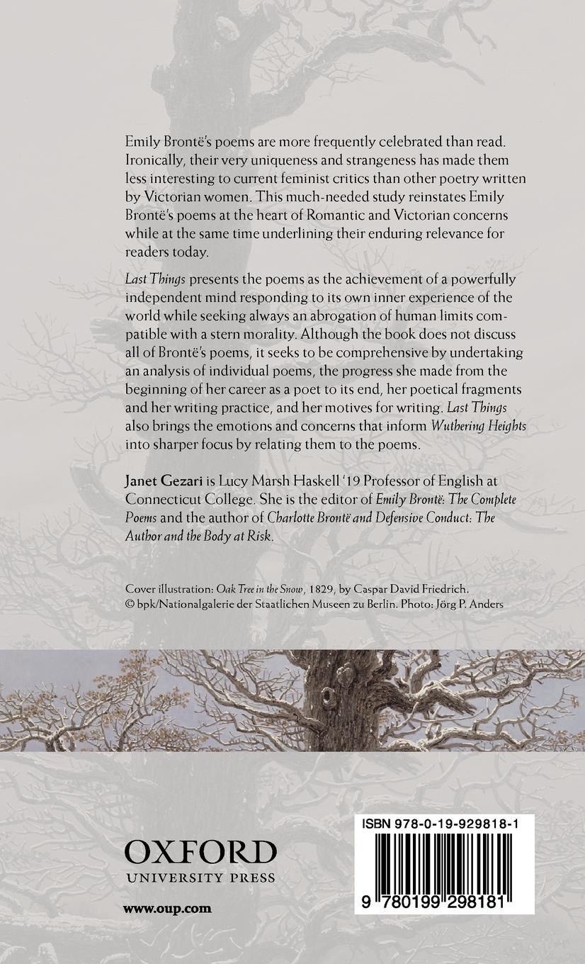 Rückseitencover Last Things