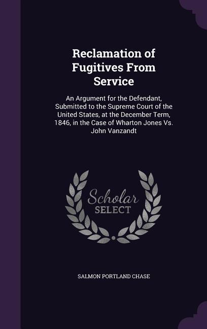 Vorderes Coverbild Reclamation of Fugitives From Service