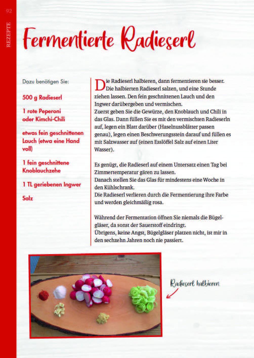 Beispielinhalt (Bild) Gemüse haltbar machen durch Fermentieren