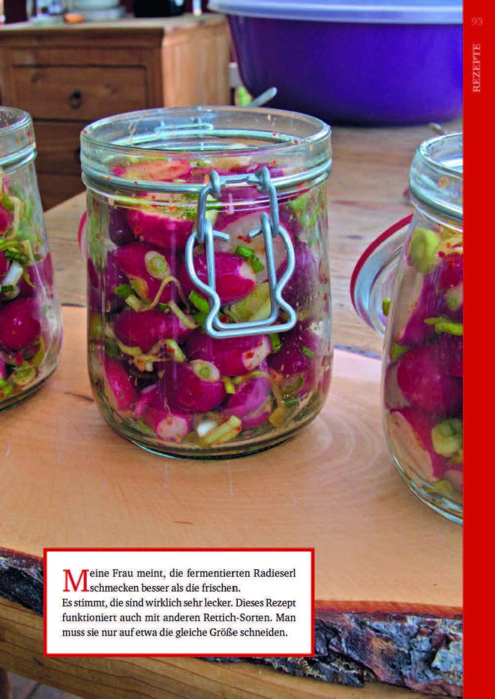 Beispielinhalt (Bild) Gemüse haltbar machen durch Fermentieren