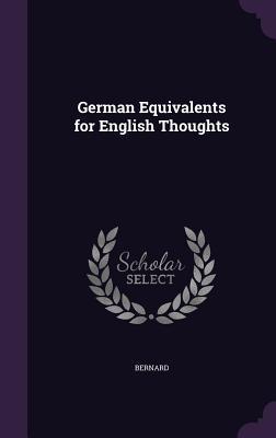 Vorderes Coverbild German Equivalents for English Thoughts