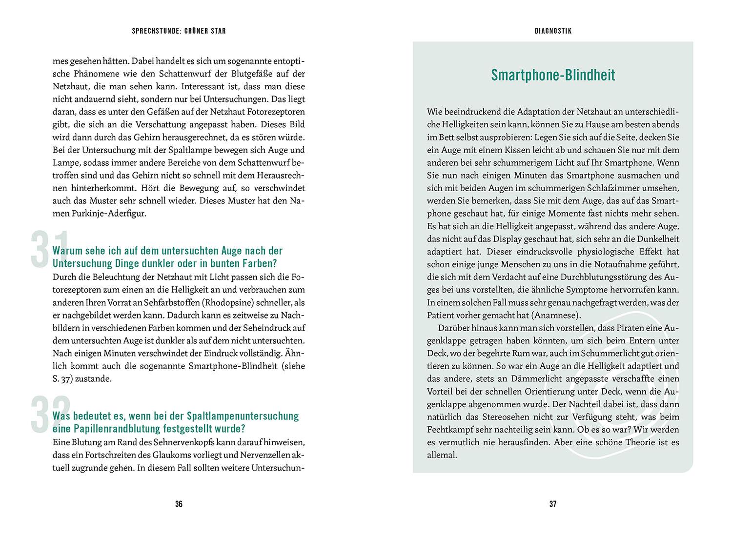 Beispielinhalt (Bild) In der Sprechstunde: Grüner Star; Erkennen - verstehen - behandeln