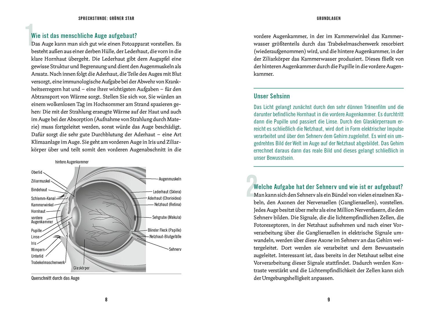 Beispielinhalt (Bild) In der Sprechstunde: Grüner Star; Erkennen - verstehen - behandeln