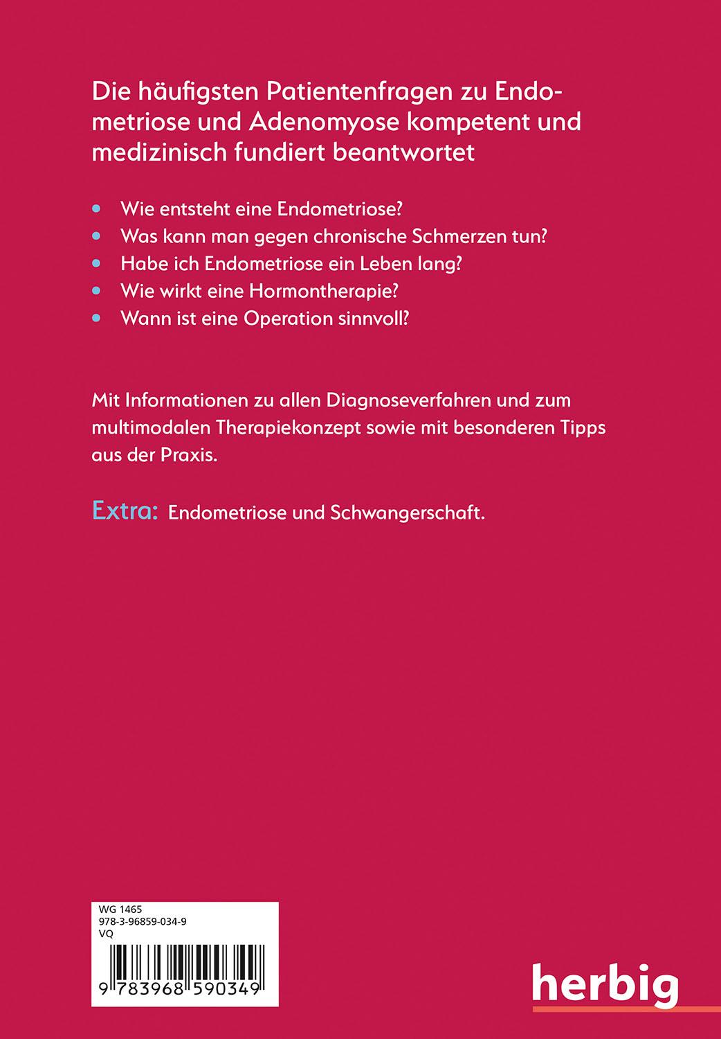 Rückseitencover In der Sprechstunde: Endometriose; Erkennen - Verstehen -Behandeln