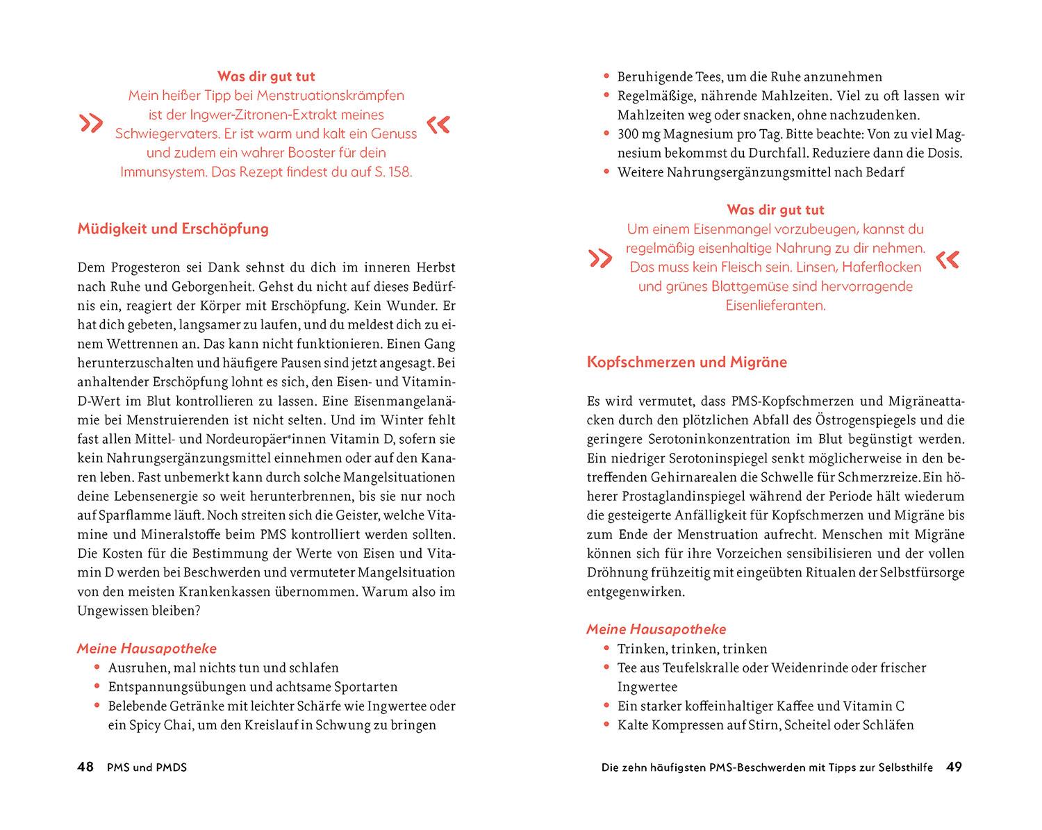 Beispielinhalt (Bild) Mein PMS und ich