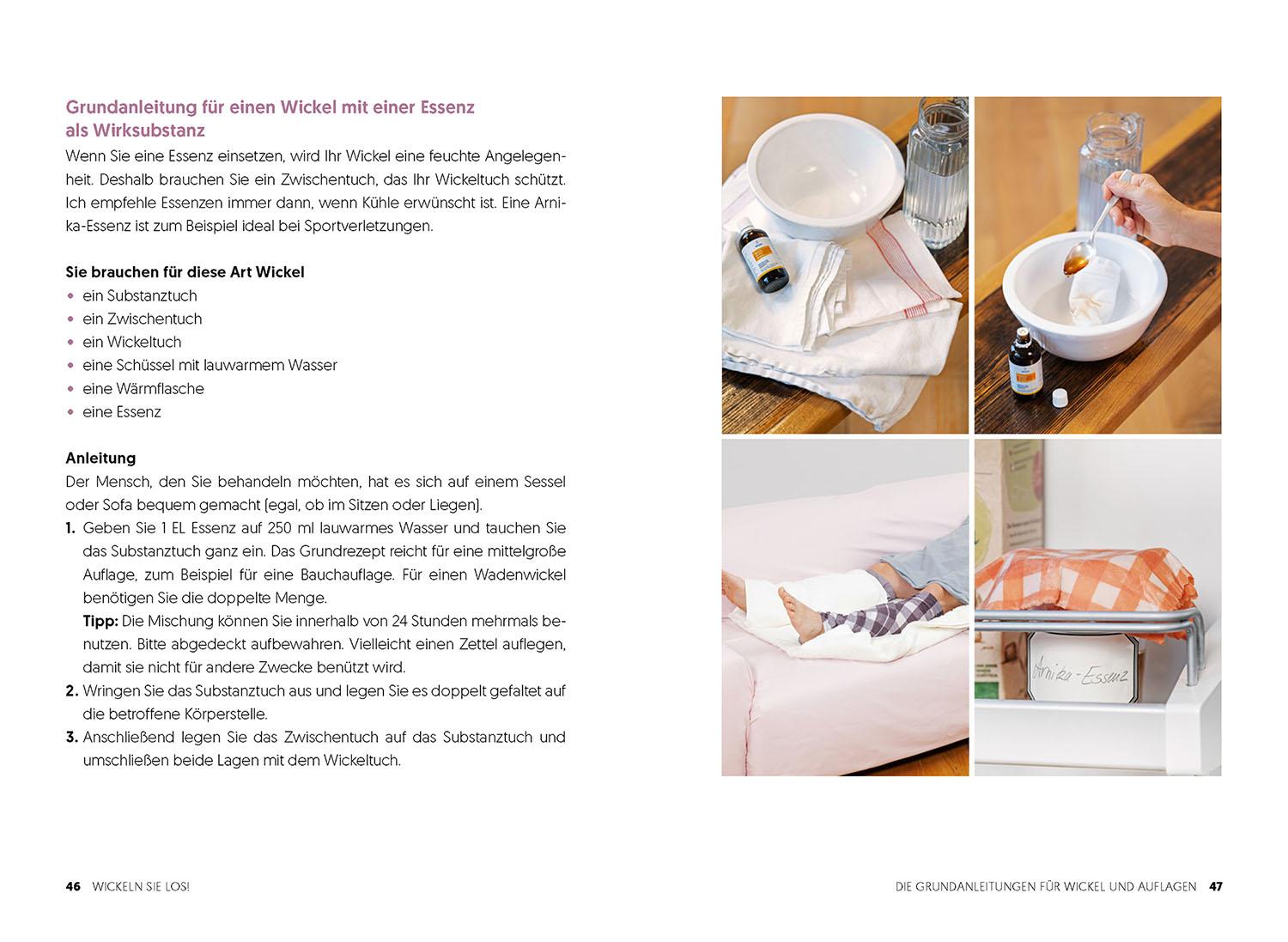 Beispielinhalt (Bild) Heilende Wickel