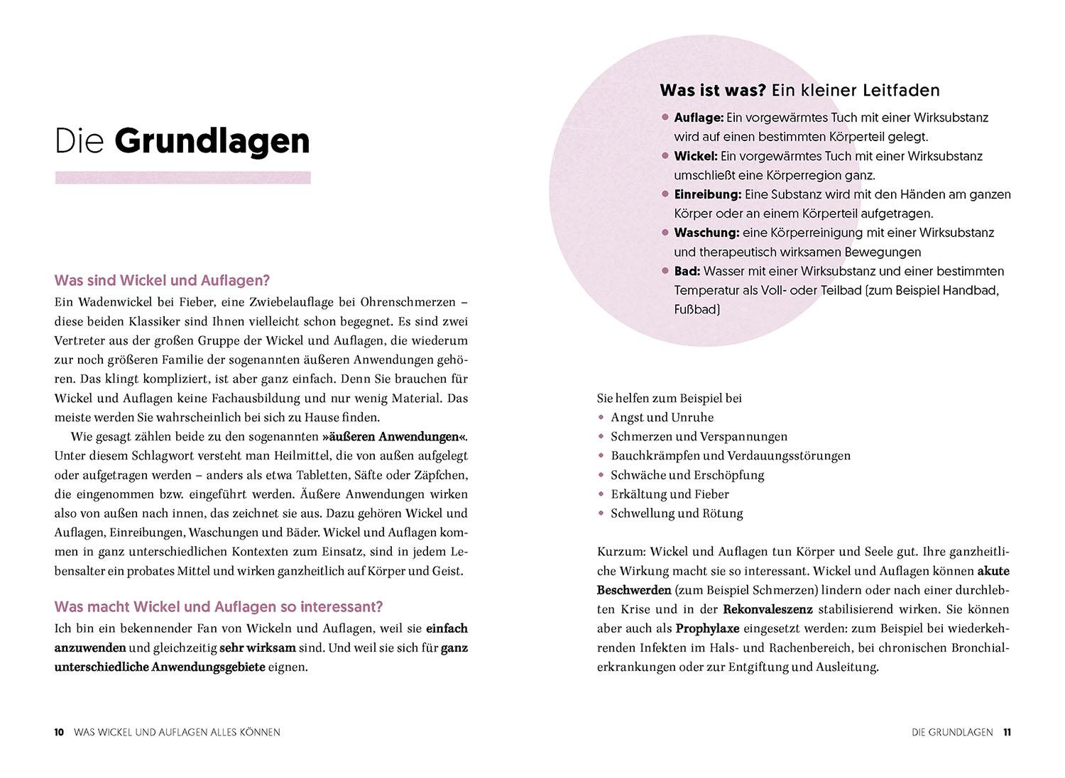Beispielinhalt (Bild) Heilende Wickel