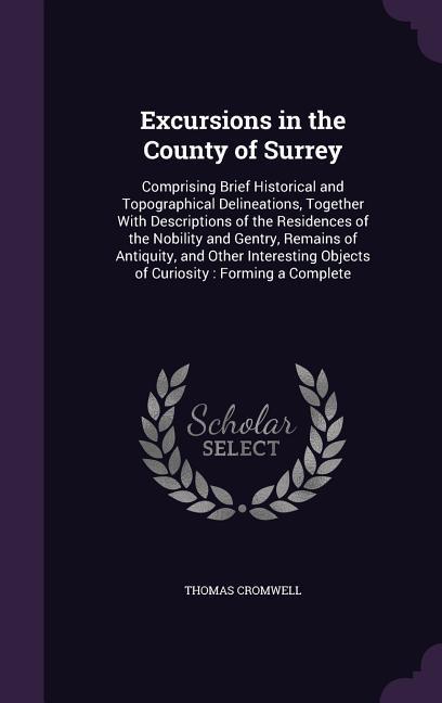 Vorderes Coverbild Excursions in the County of Surrey