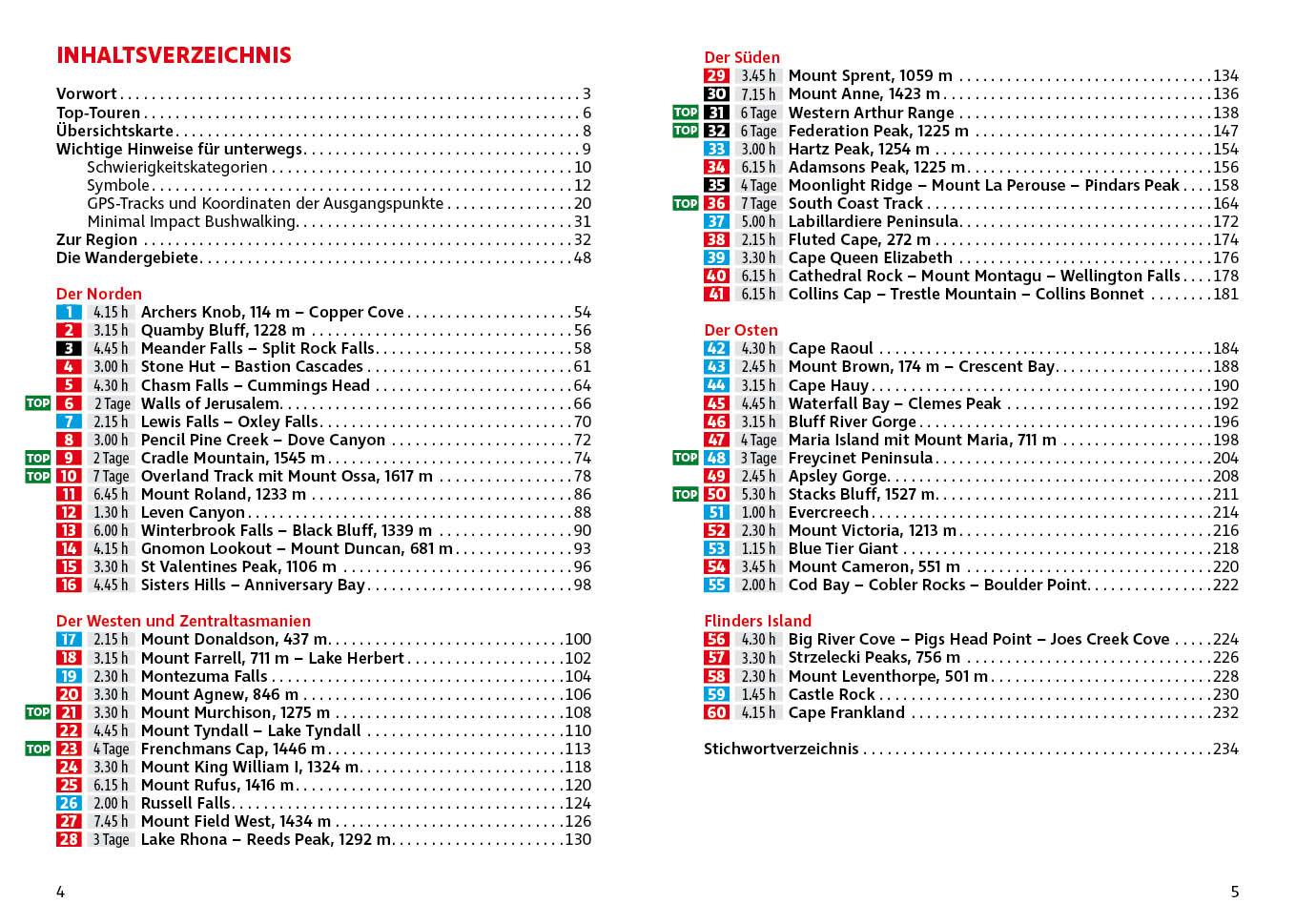 Beispielinhalt (Bild) Tasmanien