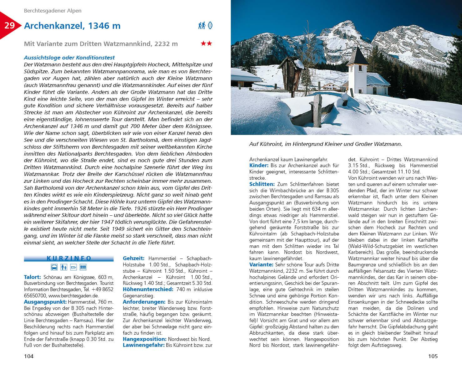 Beispielinhalt (Bild) Winterwandern Berchtesgaden - Chiemgau - Salzburg