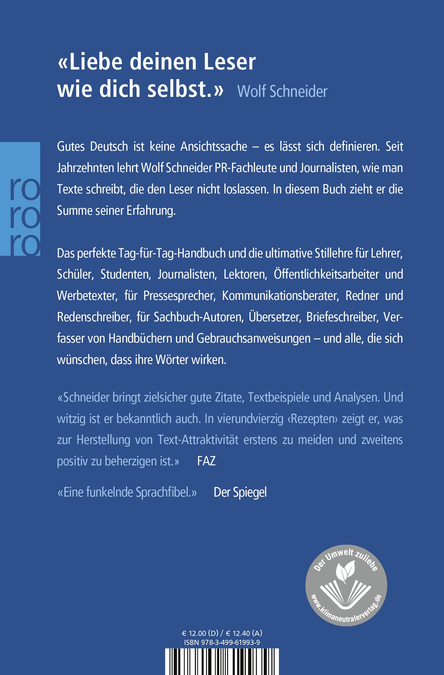 Rückseitencover Deutsch!