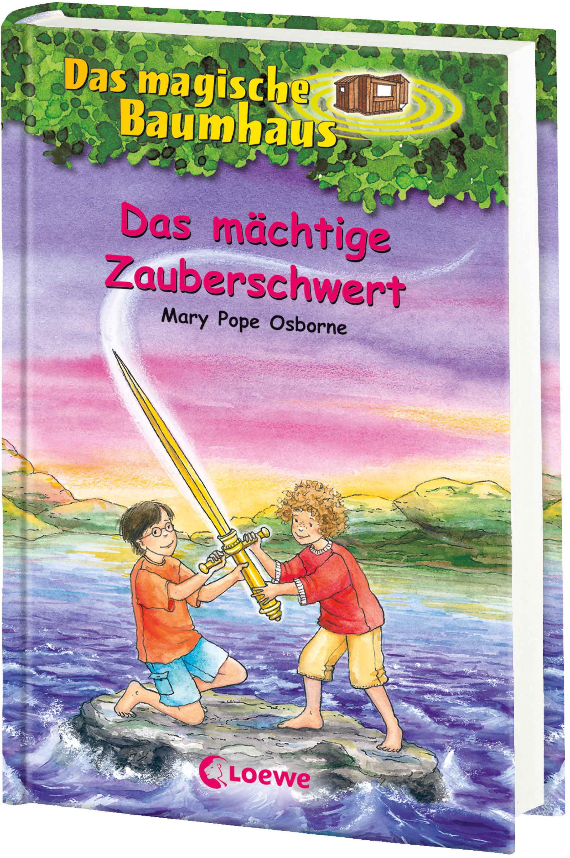 Vorderes Coverbild Das magische Baumhaus 29. Das mächtige Zauberschwert
