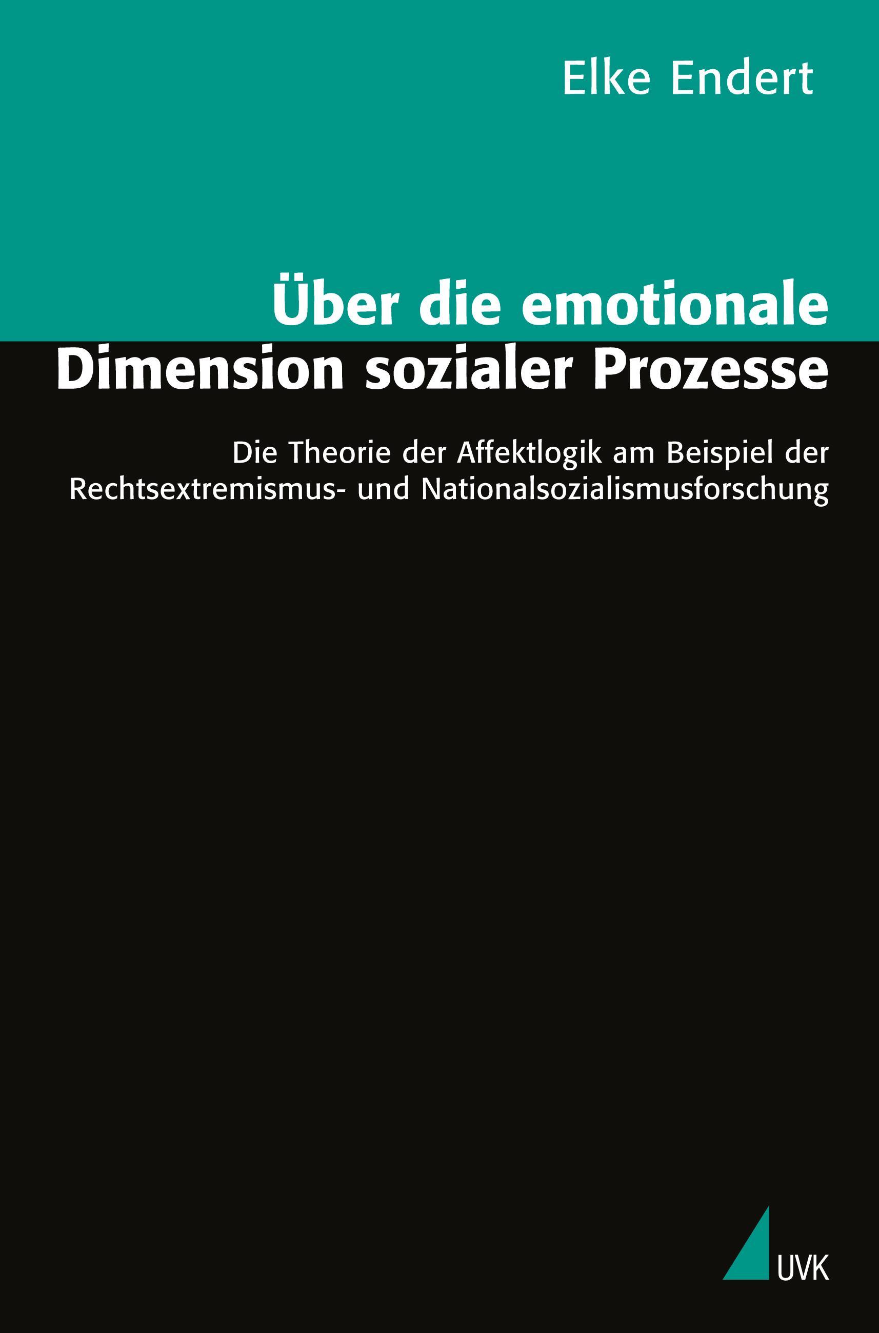 Vorderes Coverbild Über die emotionale Dimension sozialer Prozesse