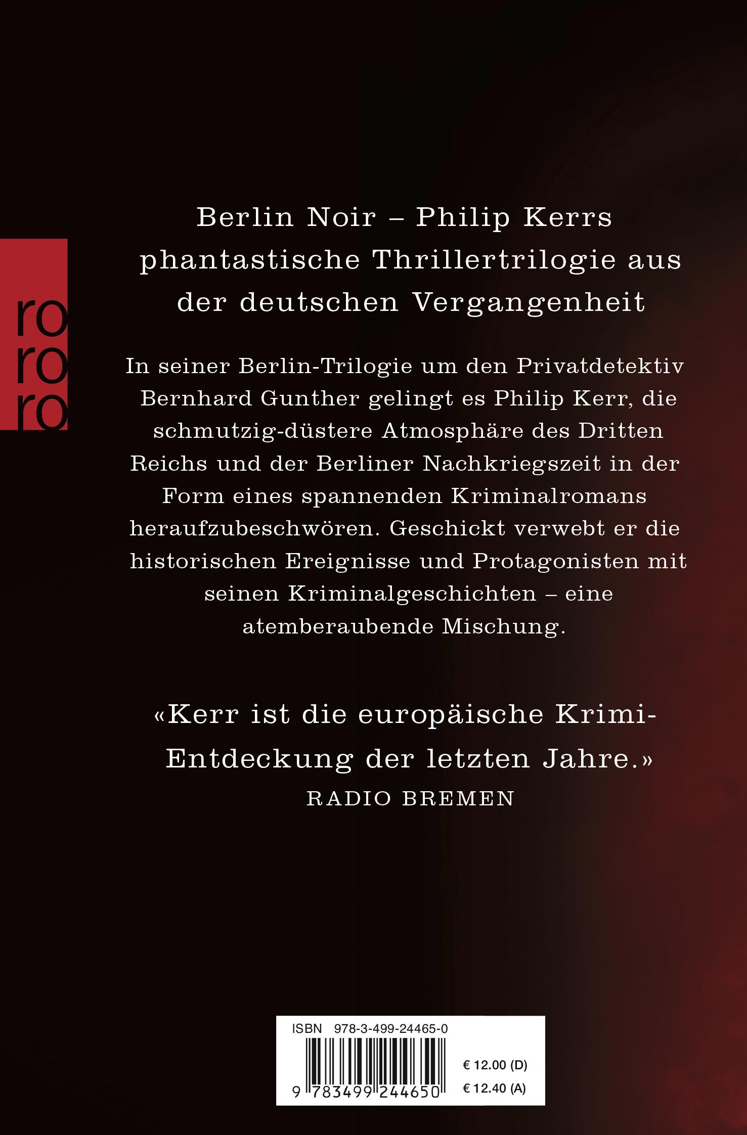 Rückseitencover Die Berlin-Trilogie