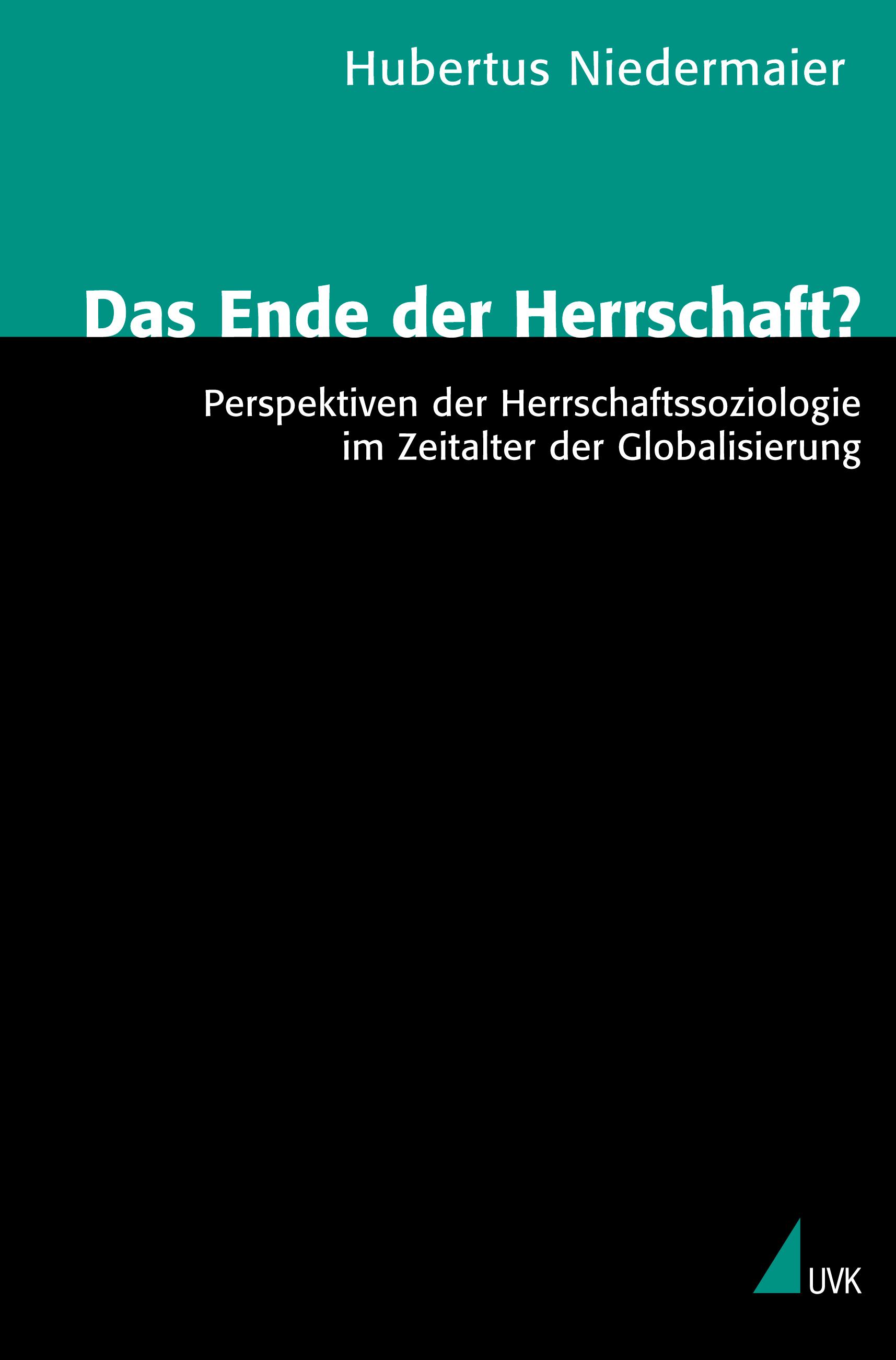 Vorderes Coverbild Das Ende der Herrschaft?