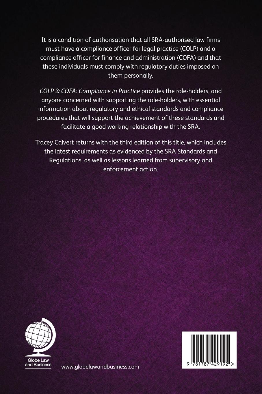 Rückseitencover Colp and Cofa