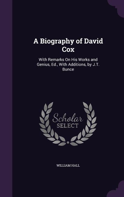 Vorderes Coverbild A Biography of David Cox